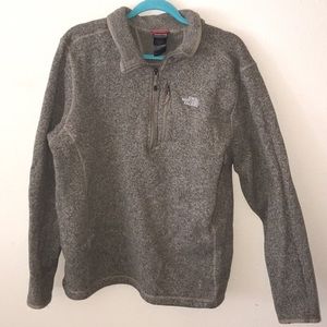 North face 1/4 zip sweatshirt